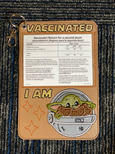 Baby Yoda Vaccination Card Holder