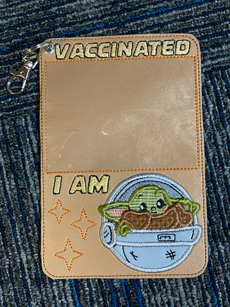 Baby Yoda Vaccination Card Holder