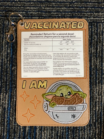 Baby Yoda Vaccination Card Holder